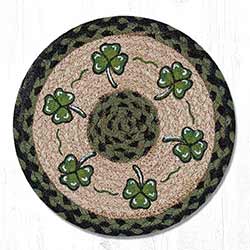 Shamrock Braided Tablemat - Round (10 inch)