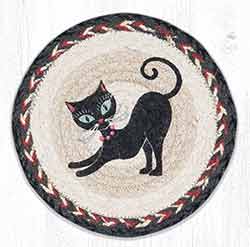 Crazy Cat Red Beads 10 inch Tablemat