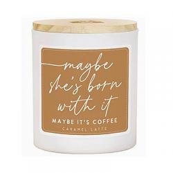 Caramel Latte Soy Candle - "Maybe It's Coffee"