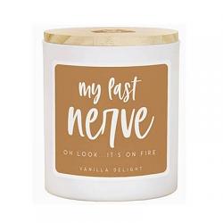 Vanilla Delight Soy Candle - "My Last Nerve"