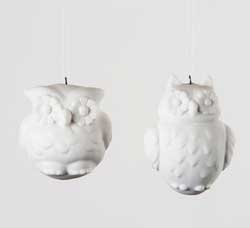 Porcelain Owl Ornament