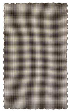 Navy Check Tablecloth - 60 x 102 inch