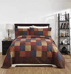 Old Glory Patchwork Quilt Set (King Size)