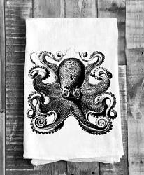 Ocean Octopus Flour Sack Towel