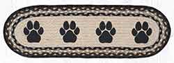 ST-OP-313 Paw Prints Oval Stair Tread