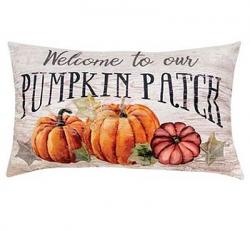 Welcome To Our Pumpkin Patch Pillow