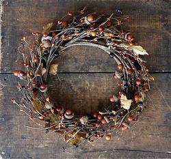 Fall Acorn 12 inch Wreath
