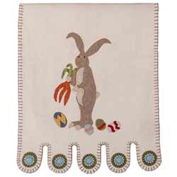 Bunny and Eggs Table Runner