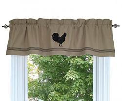 Raghu Farmhouse Rooster Oat Valance