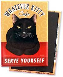 Whatever Kitty Black Magnet