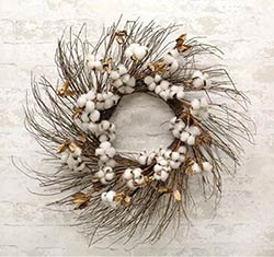Cotton & Twig 24 inch Wreath