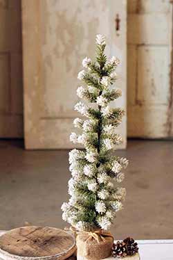 Snow Tipped Pine Tree - 24 inch
