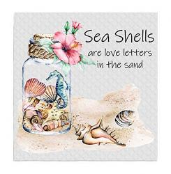 Sea Shells Swedish Dishcloth