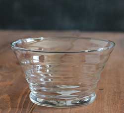 TAG Beehive Glass Prep Bowl - Clear