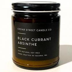 Black Currant Absinthe Soy Jar Candle
