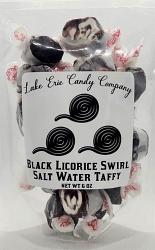 Black Licorice Swirl Salt Water Taffy