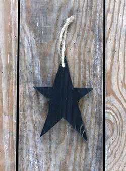 Rustic Wooden Star Ornament
