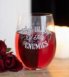 Blood of My Enemies Stemless Wine Glass