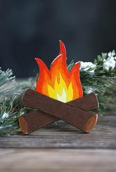 Campfire Personalized Ornament