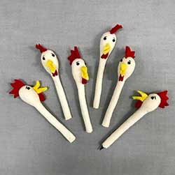 Rooster Pencil Topper