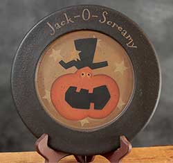Jack-O-Screamy Plate
