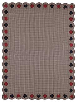 Carson Star Scalloped Table Cloth - 60 x 80 inch