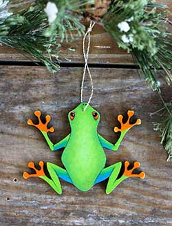 Tree Frog Personalized Ornament