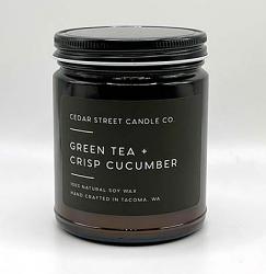 Green Tea & Crisp Cucumber Soy Jar Candle