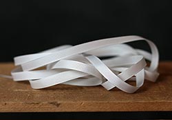 White Grosgrain Ribbon, 1/4 inch