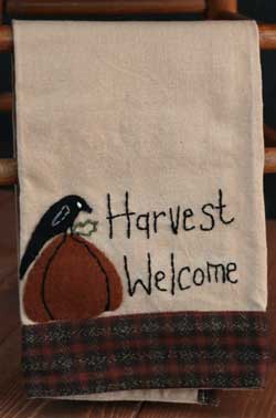Harvest Welcome Dishtowel