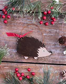 Hedgehog Ornament (Personalized)