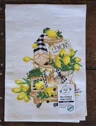 Gnome and Lemons Tiered Tray Flour Sack Towel