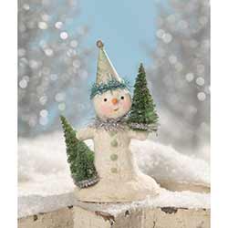 Party in Green Snowman