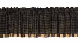 VHC Brands Kettle Grove Valance with Block Border