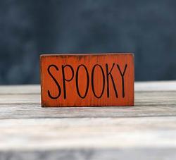 Spooky Shelf Sitter Sign