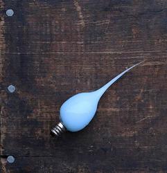 Pastel Blue Colored Silicone Light Bulb (Unscented)