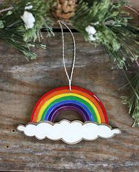 Rainbow Personalized Ornament