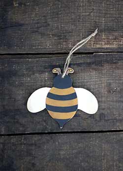 Primitive Bee Ornament