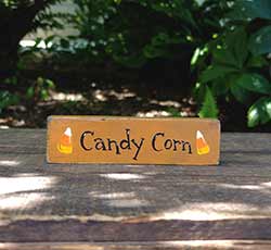 Candy Corn Mini Stick Shelf Sitter