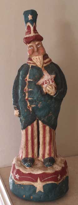 Patriotic Uncle Sam Figurine