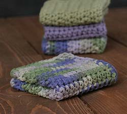 Herb Garden Crochet Dish Cloth