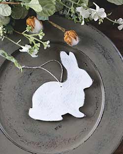 White Rabbit Personalized Ornament