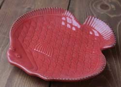 Nautical Fish Plate - Red