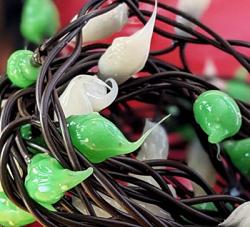 Shamrock Silicone Dipped Teeny String Lights - 20 count