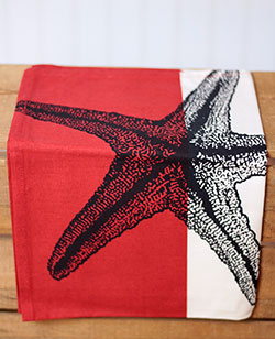 Starfish Printed Dishtowel