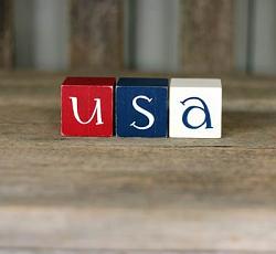 USA Letter Blocks