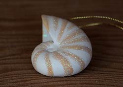 Mini Shell Ornament - Snail
