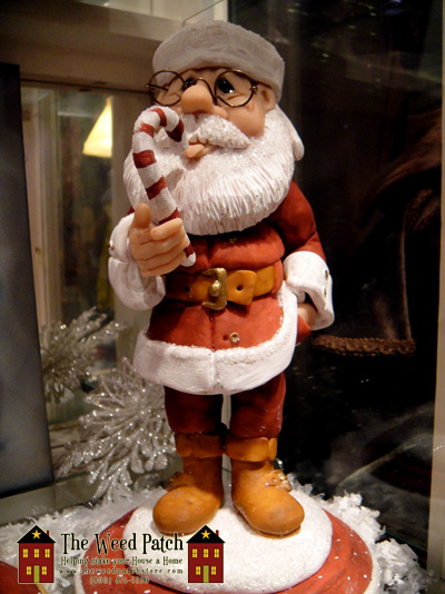 Artist Dennis Brown Santa With Candy Cane