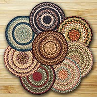 Braided Chair Pads The Weed Patch, 16 Inch Round Braided Chair Pads