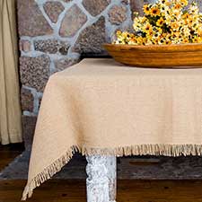 Country new Berry Vine Burlap Tablecloth 60" x 90"